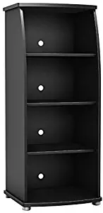 South Shore 4270651 Furniture City Life Collection Bookcase, Pure Black