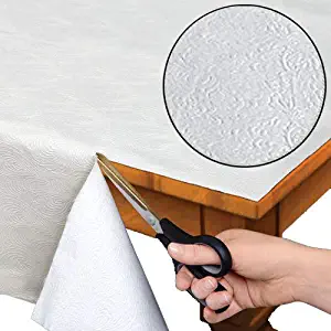 Quilted Heavy Duty Table Pad Protector With Flannel Backing - Cut To Fit - 52" x 90"