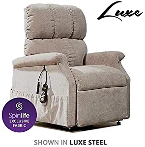 Golden Technologies Comforter PR-505 Infinite Position Zero Gravity Lift Chair Recliner, Luxe Steele, Medium