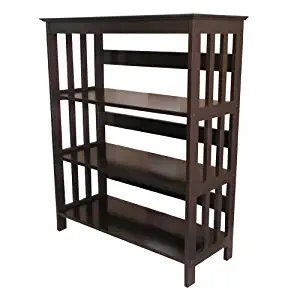 ORE International 3 Tier Bookshelves - Espresso