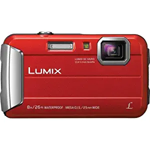 Panasonic Lumix DMC-TS30 Digital Camera (Base, Red)