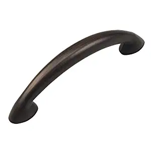 10 Pack - Cosmas 323-64ORB Oil Rubbed Bronze Modern Cabinet Hardware Arch Handle Pull - 2-1/2" Inch (64mm) Hole Centers