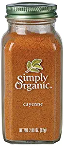 Simply Organic Cayenne Pepper Certified Organic, 2.89 oz Containers