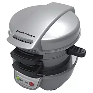 Hamilton Beach 25475 Breakfast Sandwich Maker, Gray (Discontinued)