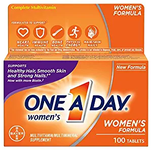 One-A-Day Women's Multivitamin Tablets, 100 Count