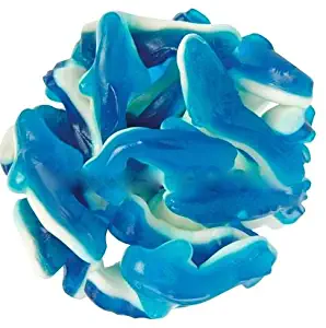 Blue Baby Sharks Gummy Candy Economy Box 1lb