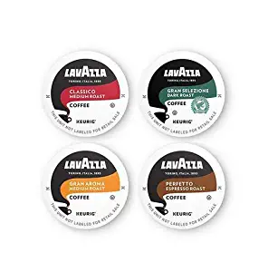 Lavazza Coffee K-Cup Pods Variety Pack for Keurig Single-Serve Coffee Brewers, 64 Count