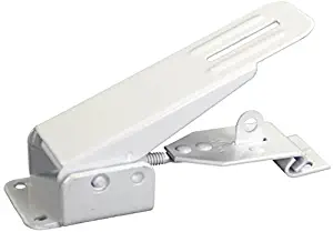 JR Products 10845 Fold Down Camper Latch and Catch - White