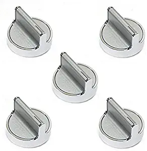 Lifetime Appliance 5 x W10594481 Knob Compatible with Whirlpool Stove/Range