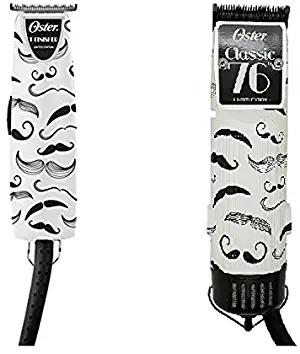 Limited Edition Oster 76 and T Finisher Famous Mustaches Clipper and Trimmer