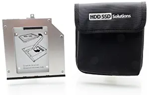 2nd HDD SSD caddy for HP ZBook 15, 17 (genuine Newmodeus caddy with carrying pouch)