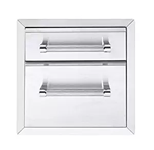 KitchenAid 780-0017 Built-in Grill Cabinet Drawer Storage, 18" Stainless