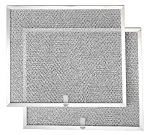 Broan BPS1FA36 Replacement Filters for QS1 and WS1 Range Hoods, 36-Inch, Aluminum, 2-Pack
