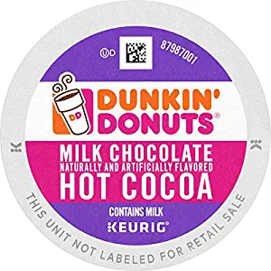 Dunkin' Donuts Hot Cocoa K Cups for Keurig Brewers, 10Count