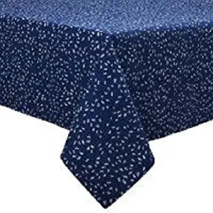 Sur La Table LEAF VINE BLUE TABLECLOTH 70"X120"