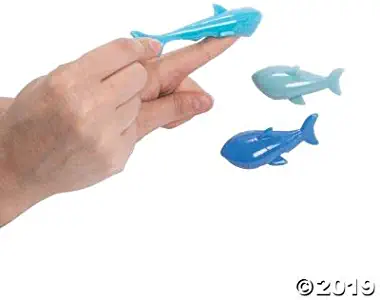 Fun Express Stretch Flying Sharks - Toys - 12 Pieces