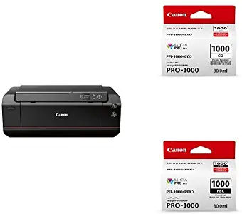 Canon Professional Photographic Inkjet Printer, 17 x 22-Inches + Optimizer Individual Ink Tank + Photo Black Individual Ink Tank