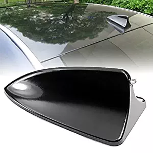 Hot Black Shark Fin Style Roof Top Mount Dummy Aerial Mast Decorative Antenna Sticker Universal Fit
