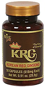 Prince Of Peace 46683 Korean Red Ginseng 518 mg 50 capsules