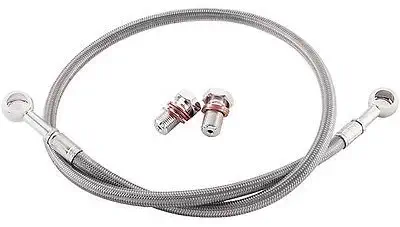 KAWASAKI 2004-2005 ZX10R / Ninja 1000 GALFER REAR STAINLESS STEEL BRAIDED BRAKE LINE KIT