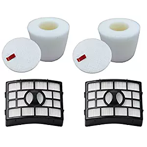 2 Pack Smartide NV650 NV750 Foam & Filter hepa kit Fits Navigator Lift-Away NV650W, NV651, NV652, NV750REF, NV750W , NV751 & NV752 Vacuums, Part # XFF650