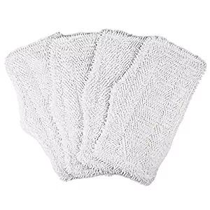 4 Pack Washable Cleaning Pads for Shark Steam & Spray Mop SK410, SK460, SK115, SK140, SK141, SK435CO, S3101, S3102, S3250, S3251