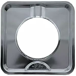 Range Kleen SGP400 Style I Square Heavy Duty Drip Pan, Chrome