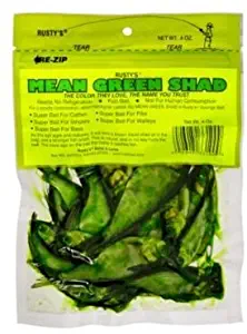 RUSTYS Mean Green Shad Fishing Bait