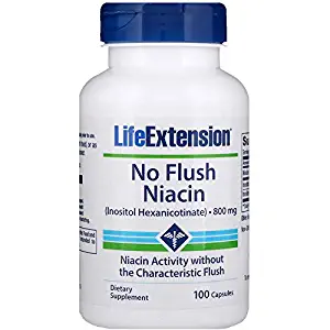 Life Extension - No Flush Niacin - 800 Mg - 100 Caps (2)