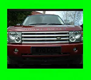 312 Motoring Chrome Grille Grill Kit for Range Rover HSE 2003-2010 03 04 05 06 07 08 09 10 2003 2004 2005 2006 2007 2008 2009 Supercharged SC