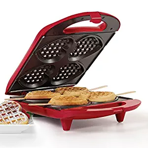 Holstein Housewares HF-09031R Heart Waffle Maker - Red