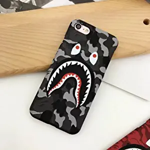 TENKEY iPhone 6+/6s+ 5.5" Case, A Bathing Ape Slim Protective Premium Hard Case for iPhone 6/6s PLUS (Gray Camo)