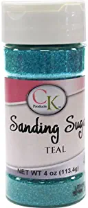 CK Products 78-505T Cake Decorating Sanding Sugar Bottle, 4 oz, Teal