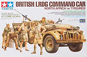 Tamiya 300032407 - 1:35 Scale British LRDG Command Car with 7 Figures