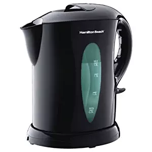 Hamilton Beach K6080 Large Electric Cordless Kettle, 1.8 Liter, Black