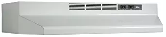 Broan Two-Speed Ducted Under Cabinet Range Hood 24"/Monochromatic White
