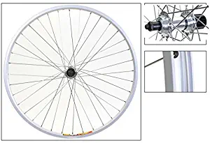 Wheel Master Rear Wheel - 26" x 1.5", Double Wall, 8-Speed, Quick Release, 36H, All Silver