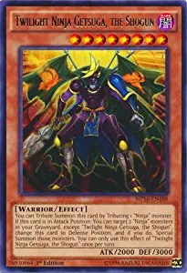 Yu-Gi-Oh!! - Twilight Ninja Getsuga, The Shogun (MP16-EN188) - Mega Pack 2016 - 1st Edition - Rare