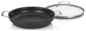 Cuisinart Chef'S Classic Pan With Lid Aluminum Non Stick Oven Safe To 500 Deg F 12"