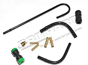 BRITPART PIPE AIR LINES REPAIR KIT FOR AIR SUSPENSION COMPRESSOR INSTALLATION COMPATIBLE WITH LAND ROVER LR3 / DISCOVERY 3 2005-2009 HITACHI TYPE AIR SUSPENSION COMPRESSOR PART # DA3964