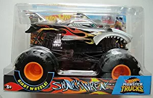 Hot Wheels MONSTER JAM 1:24 SCALE, 2018 RELEASE SHARK WREAK WITH GIANT WHEELS SHARKWREAK