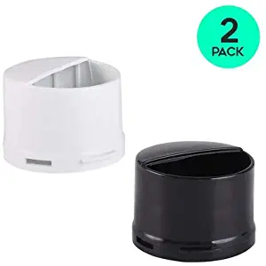 Two Pack Fresh Up Black & White 2260518B Compatible with Whirlpool Water Filter Cap for Refrigerators Affordable Alternative Generic