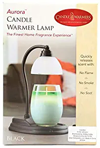 Candle Warmers Aurora Lamp, Black, 10-1/2 x 5 Inches