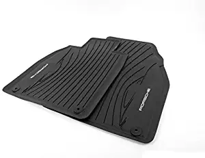 Porsche 911 All Weather Floor Mats for 992 (2019 +) (Black)