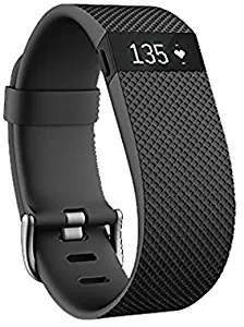 Fitbit Charge HR Wireless Activity Wristband (Black, Small (5.4 - 6.2 in))