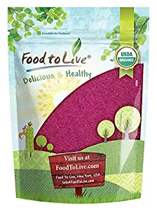 Organic Red Dragon Fruit Powder, 8 Ounces — Non-GMO, Freeze-Dried Pitaya, Raw Pitahaya, Vegan Superfood, Bulk, Non-Irradiated, Rich in Vitamins and Minerals, Great for Drinks