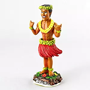 Shaka Hula Boy Mini Dashboard Doll 4"