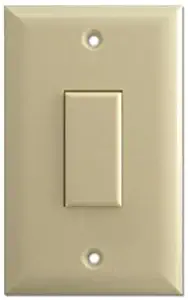 TOUCH-PLATE GENS1-0100A-IVR Genesis Series LOW VOLTAGE Wall Switch - IVORY