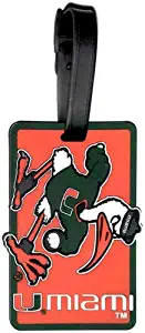 aminco NCAA Miami Hurricanes Soft Bag Tag