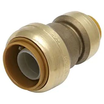 SharkBite U060LFA Brass Push Couplings, 1 inch x 3/4 inch